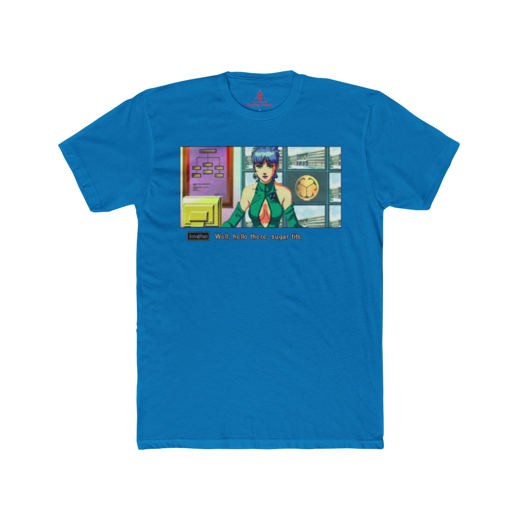 Policenauts “Sugar Tits” Graphic T-Shirt  90s Cyberpunk Game Tee  RetroPunkDesign