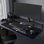 Ghost in the Shell Stand Alone Complex 2nd Gig LED Mouse Pad RGB Cyberpunk Anime Desk Mat  RetroPunkDesign - Retro Punk Design 