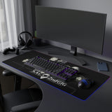 Ghost in the Shell Stand Alone Complex 2nd Gig LED Mouse Pad RGB Cyberpunk Anime Desk Mat  RetroPunkDesign - Retro Punk Design 