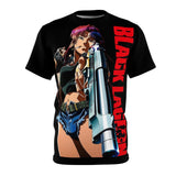 Black Lagoon Anime Revy Graphic Tee - Retro Punk Design 