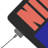 Ninja Gaiden Retro NES LED Gaming Mouse Pad | Classic 8 Bit Ninja RGB Desk Mat | RetroPunkDesign - Retro Punk Design 