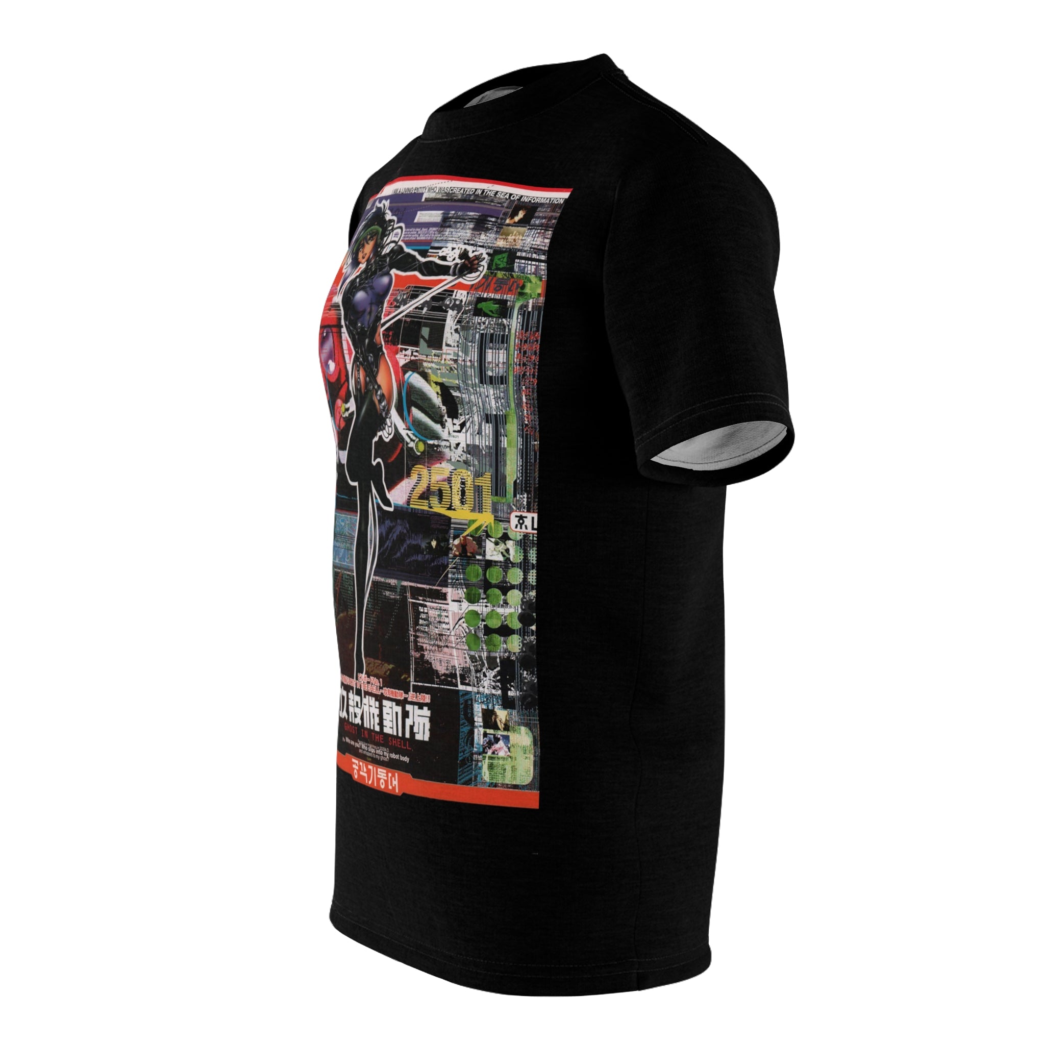 Ghost in The Shell Graphic Tee - Retro Punk Design 