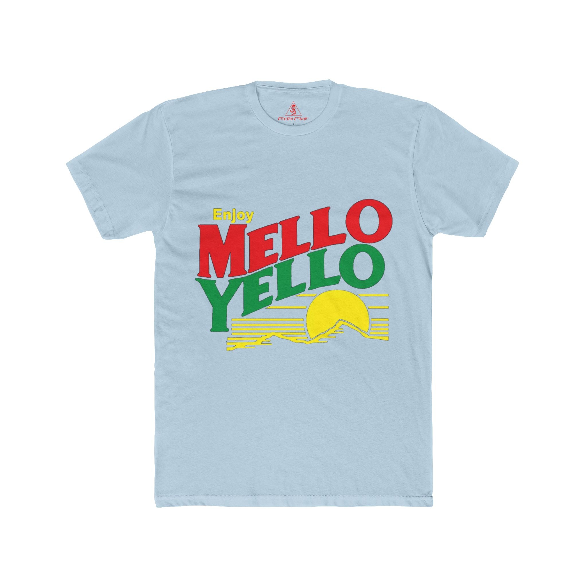 Mello Yello Graphic T-Shirt  Vintage 80s Soft Drink Tee  Retro Beverage Apparel  RetroPunkDesign
