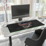 Resident Evil 2 LED Gaming Mouse Mat  RGB Desk Pad  Survival Horror Game Accessory  RetroPunkDesign - Retro Punk Design 