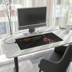 Conan The Barbarian Arnold Schwarzenegger LED Gaming Mouse Mat  RGB Fantasy Desk Pad  RetroPunkDesign - Retro Punk Design 