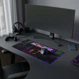 Metal Gear Solid LED Gaming Mouse Pad | Retro Stealth Action RGB Desk Mat | RetroPunkDesign - Retro Punk Design 