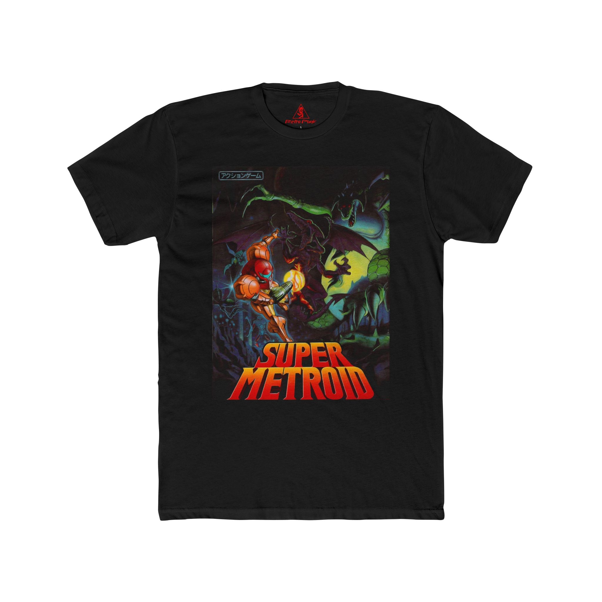Super Metroid Graphic T-Shirt  SNES Retro Game Tee  Samus  RetroPunkDesign
