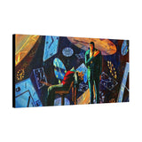 RetroPunkDesign Golgo 13 The Professional Clockmaker Canvas Art Print Anime Noir Wall Decor