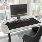 Metal Gear Solid 2 Sons of Liberty Retro Gaming LED Mouse Pad  RGB Desk Mat  Tactical Stealth Game Accessory  RetroPunkDesign - Retro Punk Design 