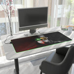 Command & Conquer Red Alert LED Gaming Mouse Mat  RGB Desk Pad  Retro RTS Game Accessory  RetroPunkDesign - Retro Punk Design 