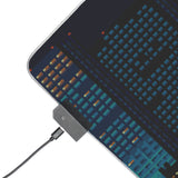 SEGA LED Gaming Mouse Pad | Retro Genesis Arcade RGB Desk Mat | RetroPunkDesign - Retro Punk Design 