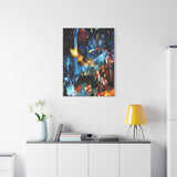 RetroPunkDesign Final Fantasy VII 1997 Canvas Art Print Retro JRPG PlayStation Wall Decor