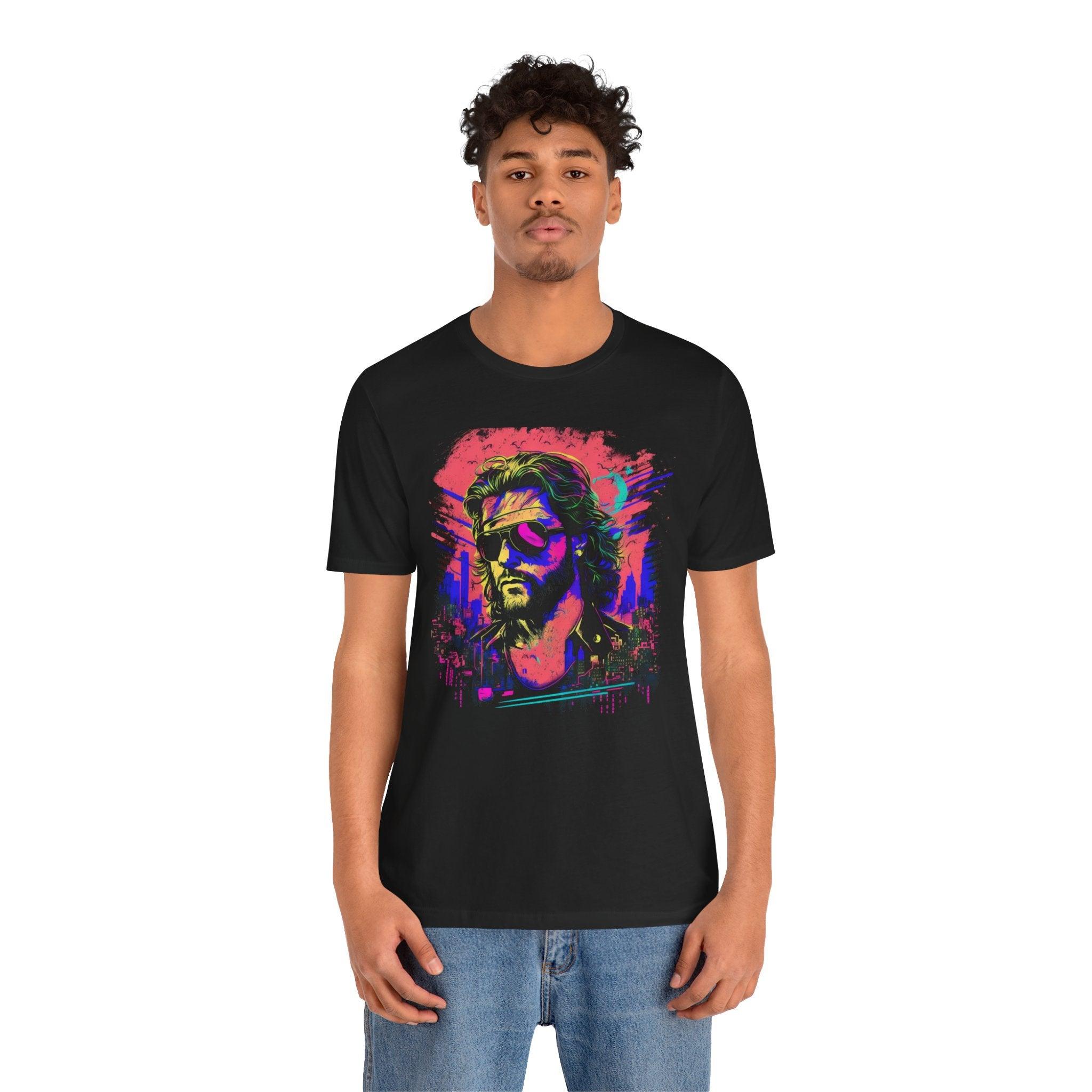 Snake Plissken Retro Graphic Tee Shirt - Retro Punk Design 