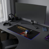 Conan The Barbarian Arnold Schwarzenegger LED Gaming Mouse Mat  RGB Fantasy Desk Pad  RetroPunkDesign - Retro Punk Design 