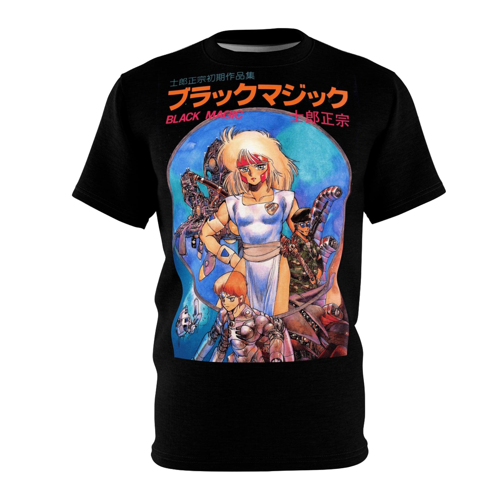 Black Magic M-66 Graphic Tee - Retro Punk Design 