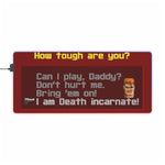 Wolfenstein 3D LED Gaming Mouse MatWolfenstein 3D LED Gaming Mouse Mat  RGB Retro PC Gaming Desk Pad  Classic FPS Accessory RetroPunkDesign - Retro Punk Design 