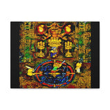 Chrono Trigger Magus Battle Stained Glass Canvas Art Print | RPG Wall Decor | 100% Cotton Canvas