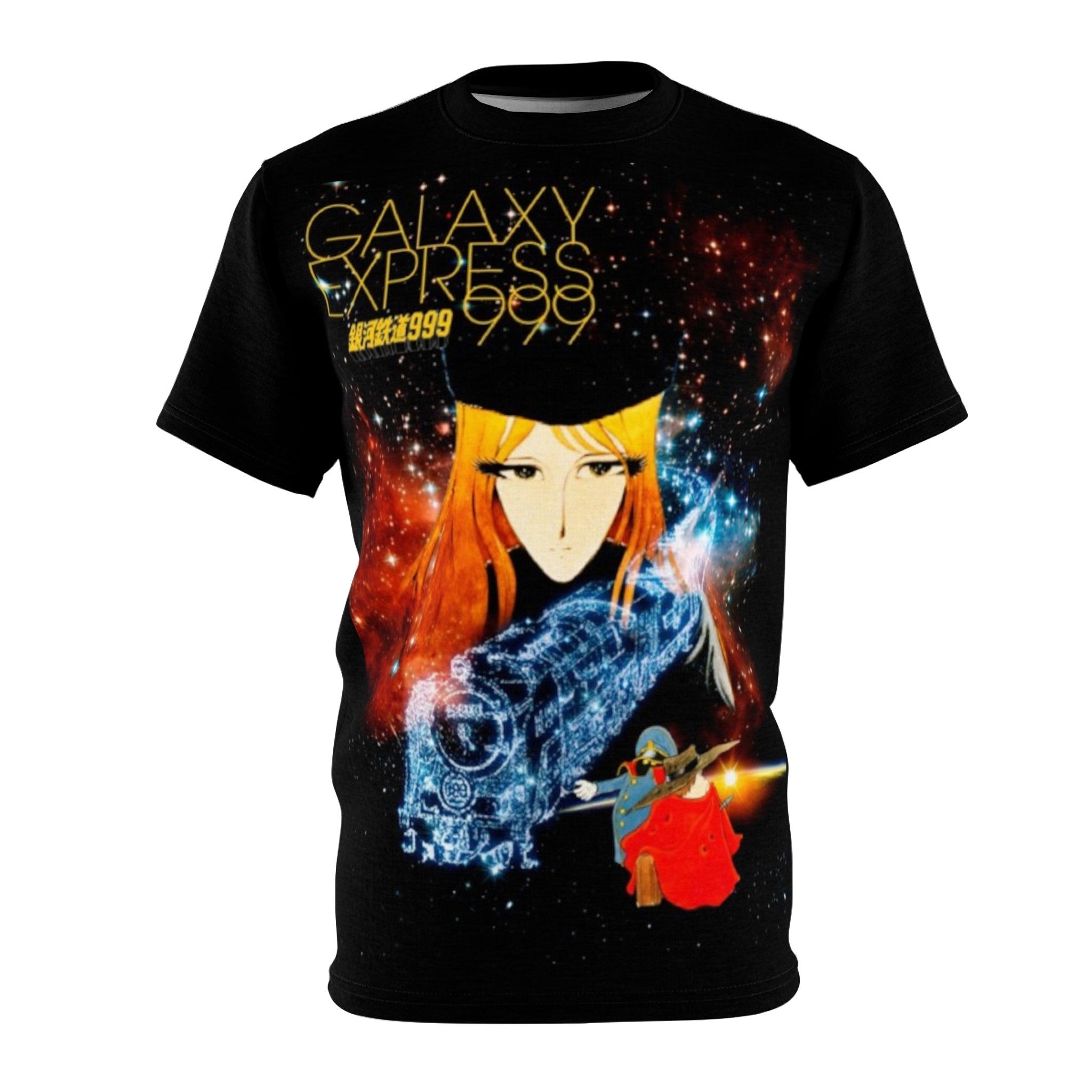 Galaxy Express 999 Graphic Tee - Retro Punk Design 