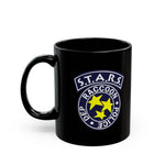 Resident Evil STARS 11oz Black Mug - Retro Punk Design 