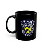 Resident Evil STARS 11oz Black Mug - Retro Punk Design 