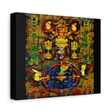 Chrono Trigger Magus Battle Stained Glass Canvas Art Print | RPG Wall Decor | 100% Cotton Canvas