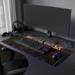 Metal Gear Solid Gaming LED Mouse Pad Metal Gear Solid Gaming LED Mouse Pad RGB Desk Mat  Stealth Game Accessory  RetroPunkDesign - Retro Punk Design 