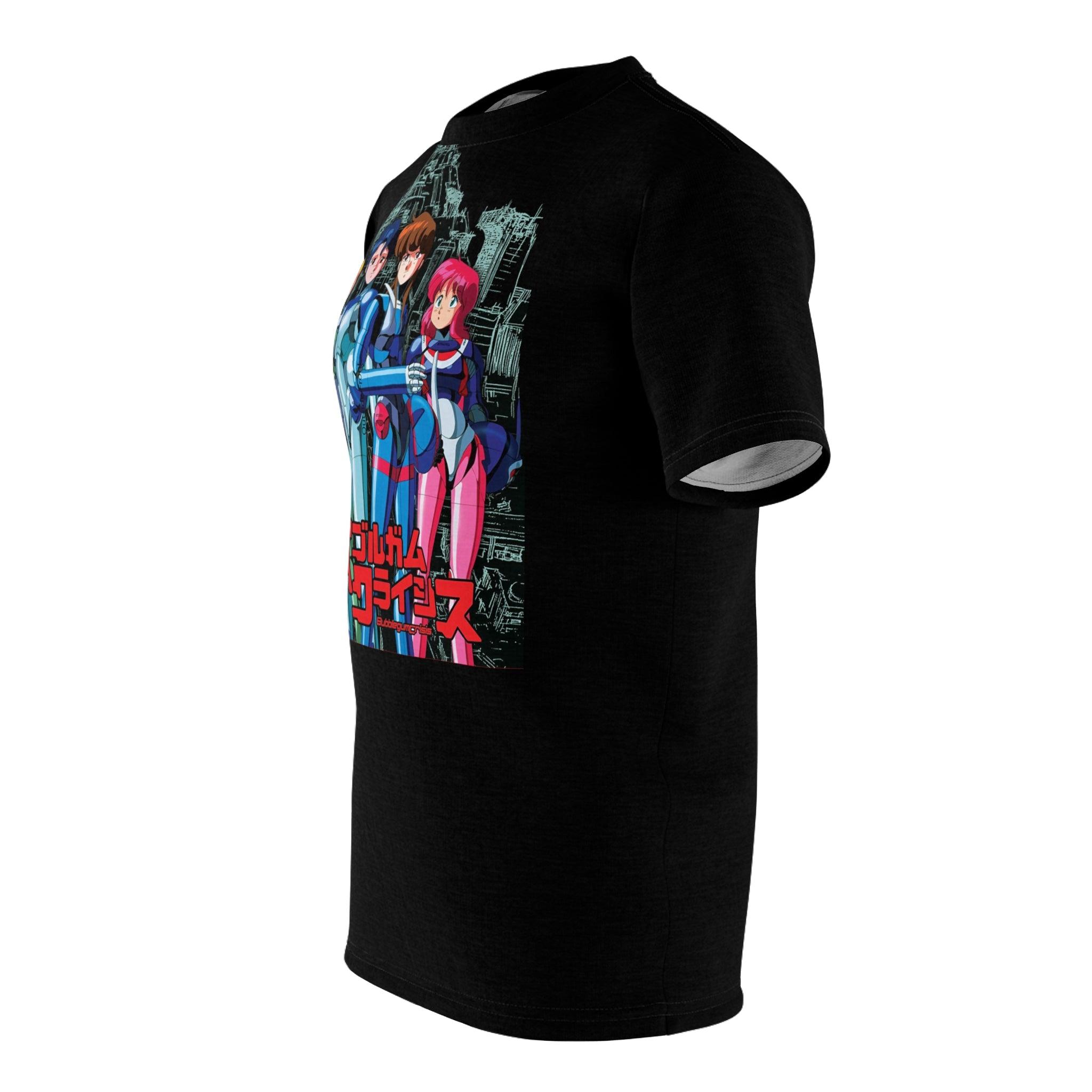 Bubblegum Crisis Graphic Tee - Retro Punk Design 