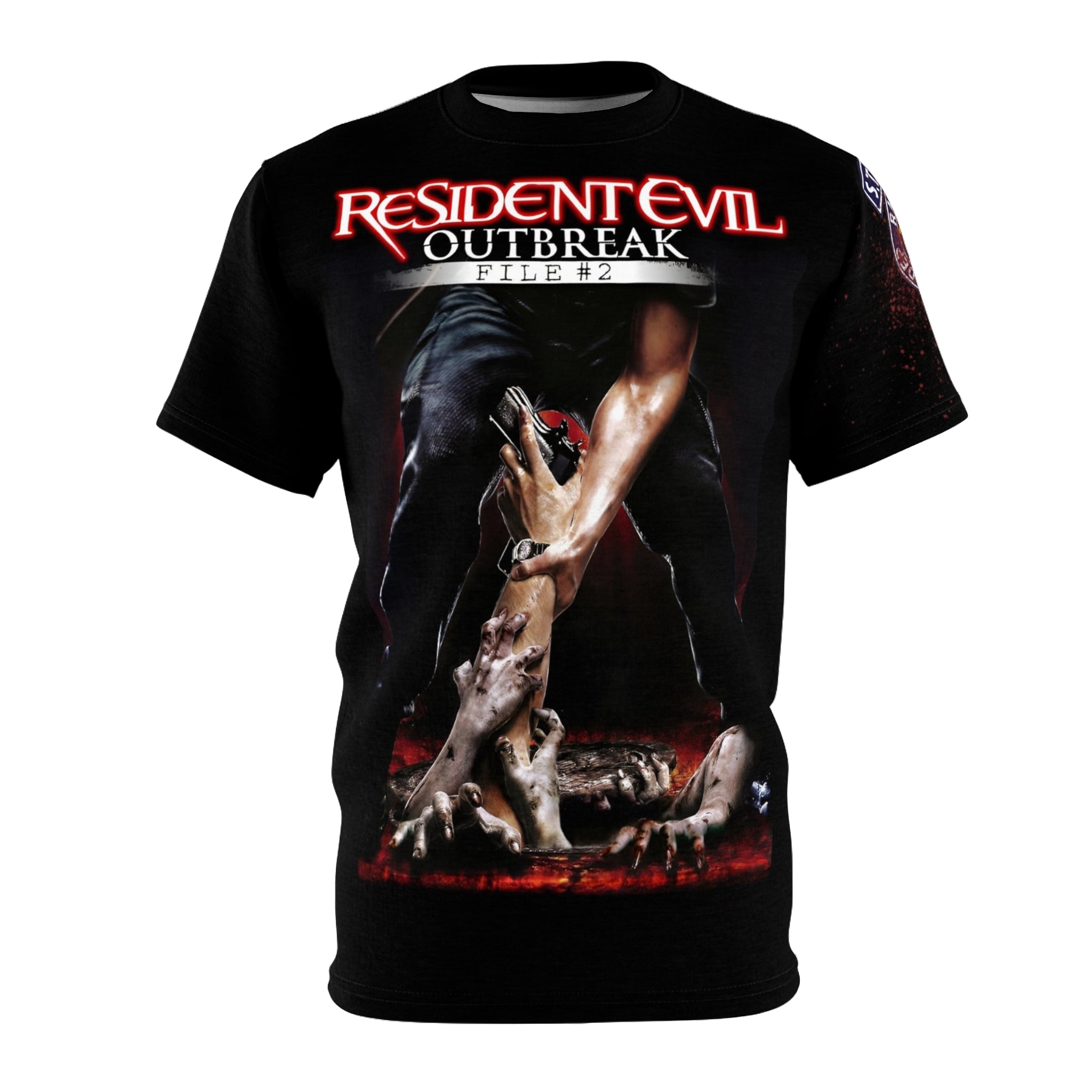 Resident Evil OutBreak Graphic Tee - Retro Punk Design 