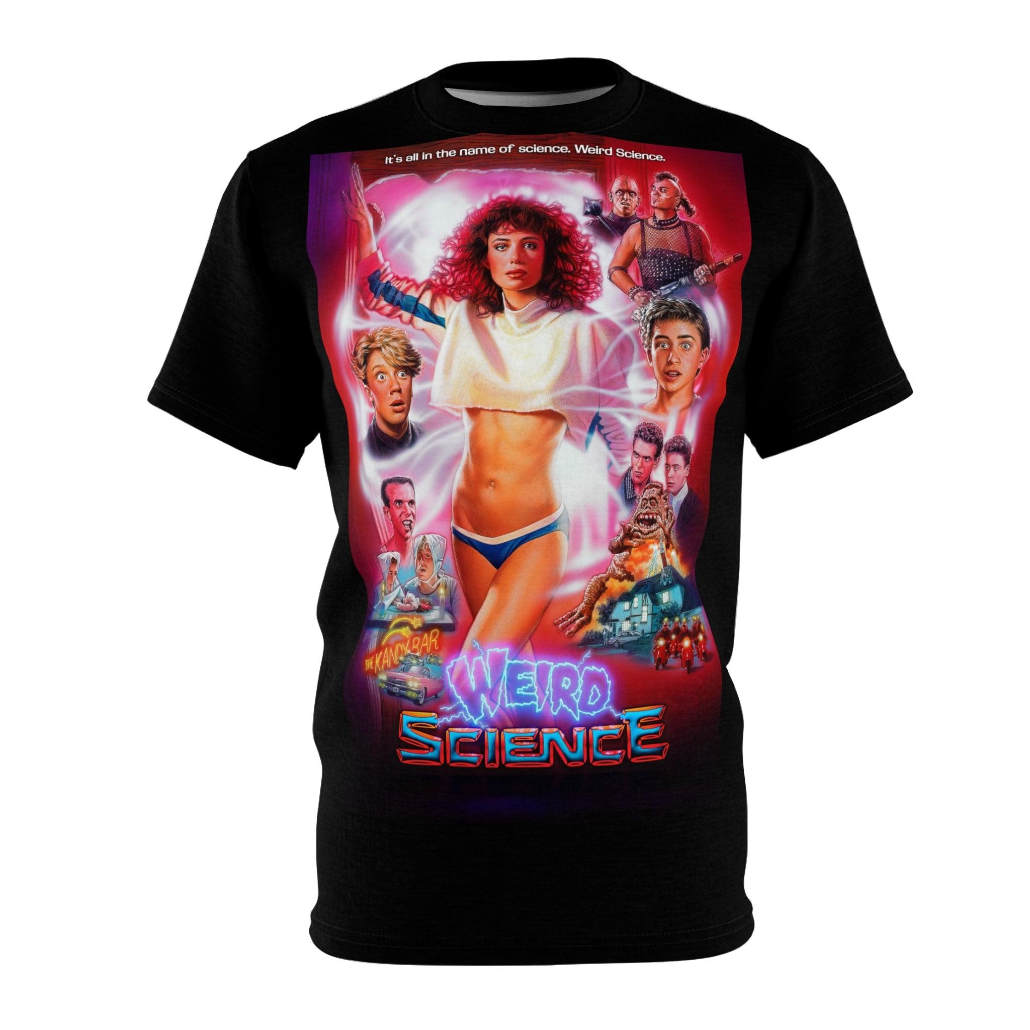 Weird Science Graphic Tee - Retro Punk Design 