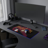 Final Fantasy III LED Gaming Mouse Mat  RGB Retro JRPG Desk Pad  90s SNES Game Accessory  RetroPunkDesign - Retro Punk Design 