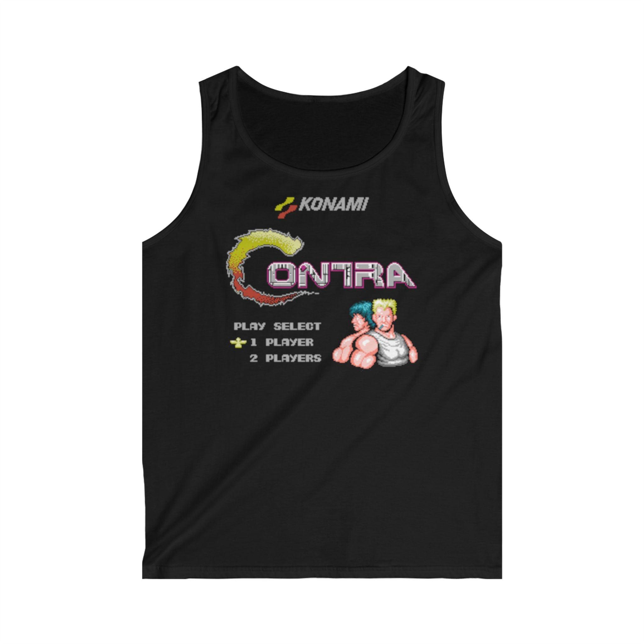 Contra  Graphic Tank Top - Retro Punk Design 
