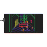 EarthBound Moonside LED Gaming Mouse Pad | Retro SNES RPG RGB Desk Mat | RetroPunkDesign - Retro Punk Design 