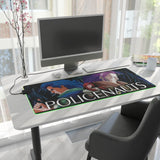 Policenauts LED Gaming Mouse Mat  RGB Desk Mat  Retro Cyberpunk Game Accessory  RetroPunkDesign - Retro Punk Design 