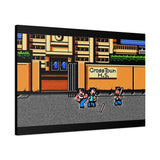 River City Ransom Canvas Art Print | Retro NES Game Wall Decor | 80s Video Game Art