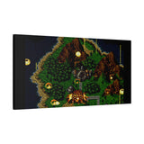 Chrono Trigger Lavos Attack Canvas Art Print | Retro RPG Wall Art | 100% Cotton Canvas