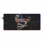 Resident Evil 2 LED Gaming Mouse Mat  RGB Desk Pad  Survival Horror Game Accessory  RetroPunkDesign - Retro Punk Design 