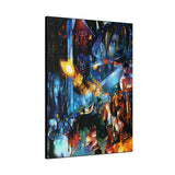 RetroPunkDesign Final Fantasy VII 1997 Canvas Art Print Retro JRPG PlayStation Wall Decor