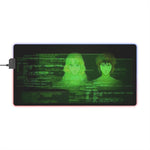 Ghost in the Shell LED Gaming Mouse Pad | Cyberpunk Anime RGB Desk Mat | RetroPunkDesign - Retro Punk Design 