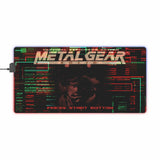 Metal Gear Solid Gaming LED Mouse Pad Metal Gear Solid Gaming LED Mouse Pad RGB Desk Mat  Stealth Game Accessory  RetroPunkDesign - Retro Punk Design 