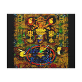 Chrono Trigger Magus Battle Stained Glass Canvas Art Print | RPG Wall Decor | 100% Cotton Canvas