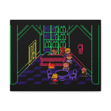 EarthBound MoonSide Café Canvas Art Print  Retro SNES Oil Painting Style Wall Art