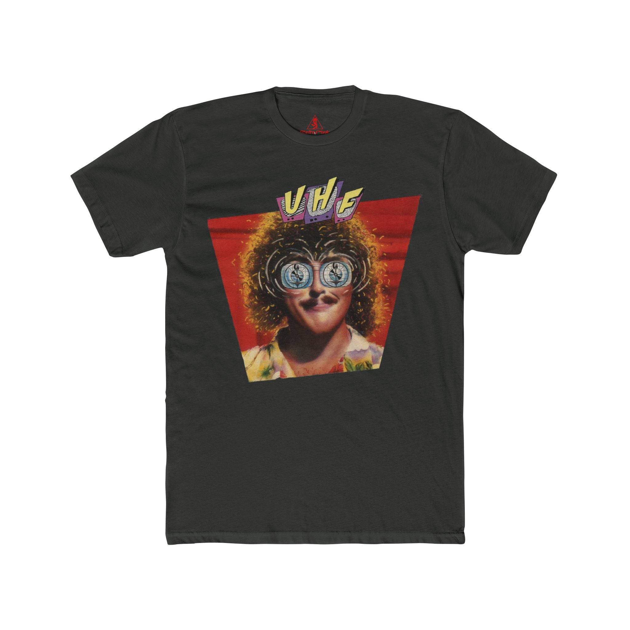 UHF Weird Al Yankovic Graphic T-Shirt 1989 Cult Comedy Movie Tee RetroPunkDesign