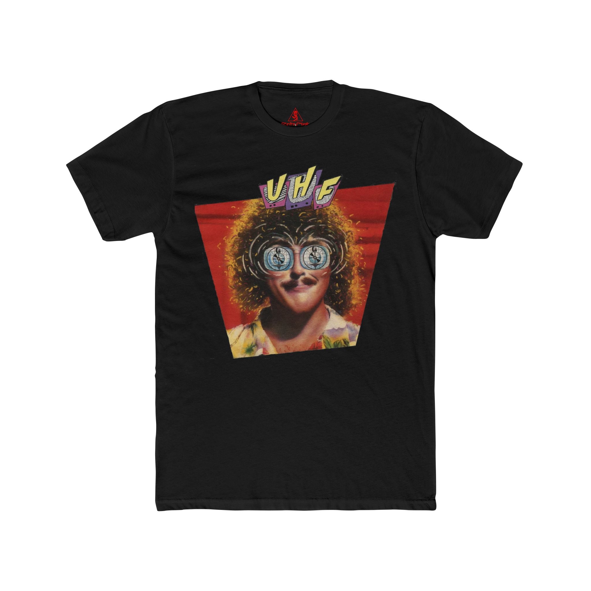 UHF Weird Al Yankovic Graphic T-Shirt 1989 Cult Comedy Movie Tee RetroPunkDesign