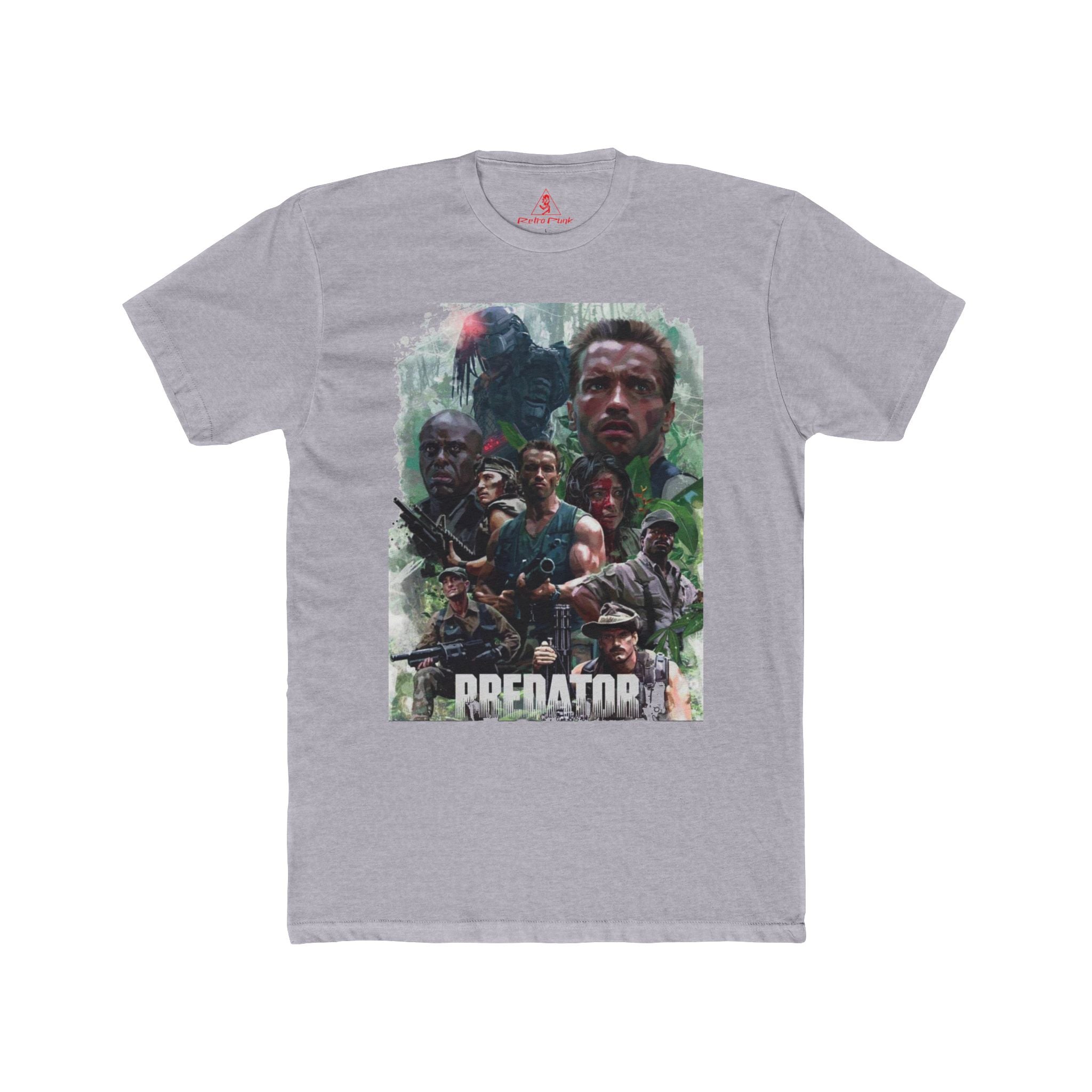 Predator 1987 Arnold Schwarzenegger Graphic T-Shirt | Retro Sci-Fi Action Movie Tee | RetroPunkDesign