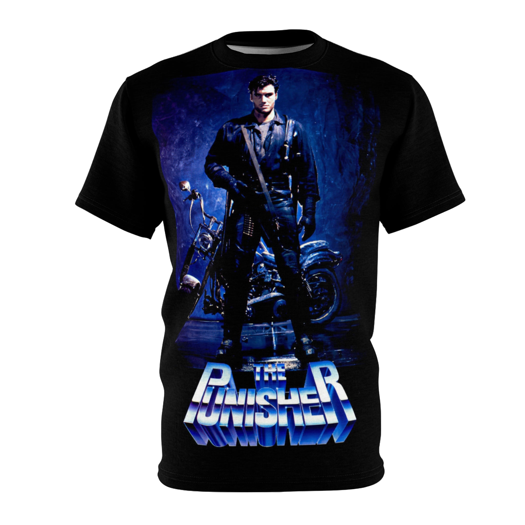 The Punisher 1989 Dolph Lundgren Graphic T-Shirt  Laser Print Retro Action Movie Tee  RetroPunkDesign