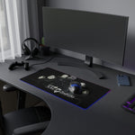 Ghost in the Shell Stand Alone Complex 2nd Gig LED Mouse Pad RGB Cyberpunk Anime Desk Mat  RetroPunkDesign - Retro Punk Design 