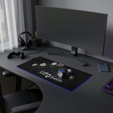 Ghost in the Shell Stand Alone Complex 2nd Gig LED Mouse Pad RGB Cyberpunk Anime Desk Mat  RetroPunkDesign - Retro Punk Design 