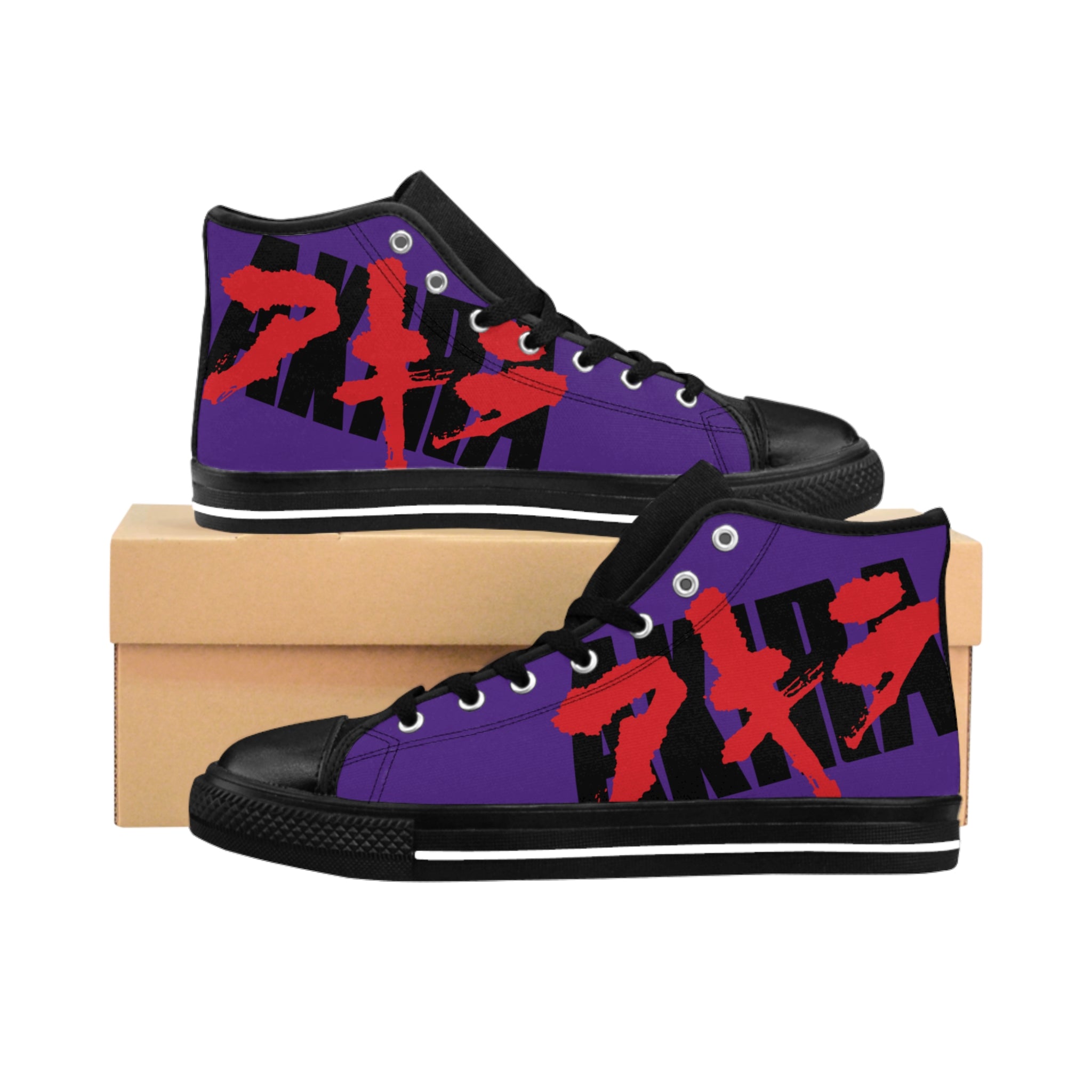 Akira Men's Classic Sneakers - Retro Punk Design 