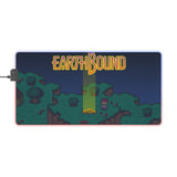 EarthBound LED Gaming Mouse Pad | Retro SNES RPG RGB Desk Mat | RetroPunkDesign - Retro Punk Design 