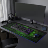 Ghost in the Shell Gaming LED Mouse Pad - Retro Punk Design 